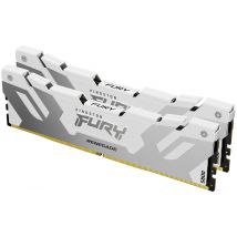 Kingston Technology FURY 64 Go 6400 MT/s DDR5 CL32 DIMM (kit de 2) Renegade White XMP
