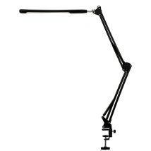 Lámpara de escritorio LED negra con brazo giratorio ajustable - Nuevo