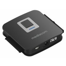Mediacom MD-S403 Case per dischi di archiviazione Case HDD Nero 2.5/3.5 - Nuovo