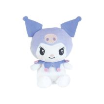 Peluche JEMINI Kuromi Kid'Collect 13 cm Coleccionable Suave y Lavable Lavanda/Blanco - Nuevo