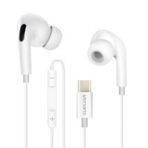 Auriculares Con Cable USB-C Intraauriculares con Control Remoto 4Smarts Blanco - Nuevo