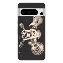 Coque en silicone - Compatible pour Google Pixel 8 Pro - design stay rock