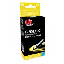 Cartucho de tinta UPrint compatible CANON CLI-551 XL cian - Nuevo