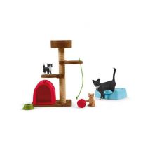 Schleich - Entretenimiento para gatos lindos - 42501 - Nuevo