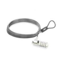 ACT AC9025 cable antirrobo Metálico 2 m - Nuevo