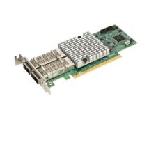 Scheda Supermicro AOC-S100G-M2C-O e adattatore di interfaccia Interno - Nuovo