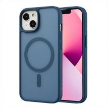 imoshion Coque Color Guard avec MagSafe pour Apple iPhone 14 / 13 - Bleu foncé