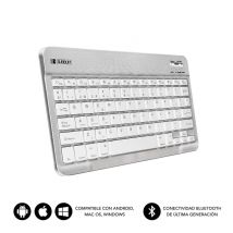 SUBBLIM Teclado Bluetooth Smart BT Keyboard Silver - Nuevo