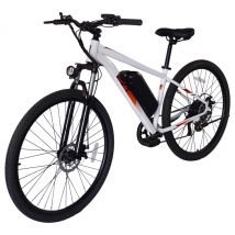 Bici elettrica PVY M29 con controllo tramite app, batteria 48V 17,5Ah, cambio Shimano a 7 velocità - Bianco - Nuovo