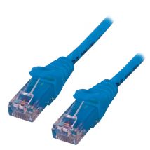 MCL 0.5m Cat6 U/UTP câble de réseau Bleu 0,5 m U/UTP (UTP)