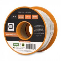 D2 Diffusion D2RJ45D3000 cable de red Blanco 30 m Cat6 - Nuevo