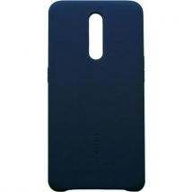 Coque pour Oppo Reno Z Rigide et Haut de Gamme en Caoutchouc de Silicone Liquide Bleu