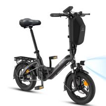 Bicicletta elettrica pieghevole mini Bodywel T16 Pro da 14? con motore da 250W, batteria da 36V 10Ah e supporto app - Nuovo