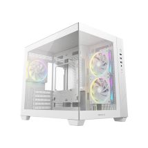 Caja PC Micro-ATX Deepcool CG330 3F vidrio templado y ARGB Blanco - Nuevo