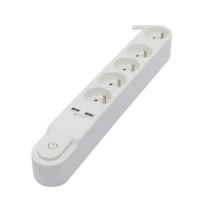 CHACON Bloc multipresa 5 prese 16 A con interruttore, 2 porte USB e cavo 3 m HO5VV-F 3x1,5 mm² - Nuovo