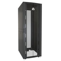 Vertiv VR3157 armario rack 48U Rack o bastidor independiente Negro, Transparente - Nuevo