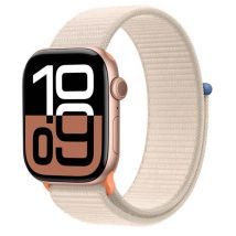 Bracelet Sport pour Apple Watch 38 / 42mm en Nylon Réglable Ultra Securisé Argent