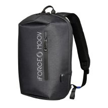 Sac à dos pour PC 15.6 '' Waterproof avec Port USB et Sangle pour Trolley Noir