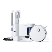 ECOVACS DEEBOT N20 COMBO - Aspirateur Robot + Balai avec Station - Double vidange automatique - Puissance 10 k Pa