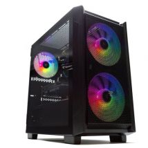 PC Gamer PcCom Lite Ryzen 5 5500, 16 Go DDR4, SSD 1 To PCIe 4.0, RTX 5060 8 Go GDDR7, Boîtier Tempest Aurora ARGB