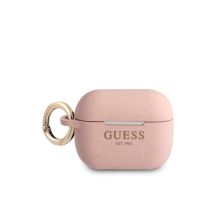 Coque pour Airpods Pro Cover Ring en Silicone Rose