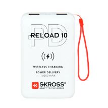 Skross RELOAD 10 Qi PD 10000 mAh Carica wireless Bianco (Skross RELOAD 10 Qi PD. Produktfarbe) - Nuovo
