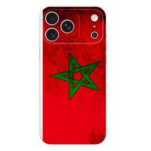 Funda de silicona - Compatible con Apple iPhone 17 Pro Max - diseño drapeau maroc - Nuevo