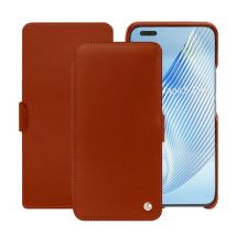 Housse cuir Honor Magic5 Pro - - Orange - Cuir vegan