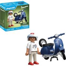 Playmobil 71622 - 1969 Vespa 150 Sprint Veloce, Azul - Nuevo