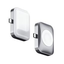Satechi ST-UC2WCDM cargador de dispositivo móvil Auriculares, Reloj inteligente Plata, Blanco USB Cargador inalámbrico Interior - Nuevo