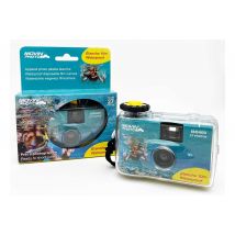 Cámara Desechable Impermeable Movin Photo PAP ETANCHE Azul y Amarillo - Nuevo