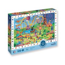 Puzzle de 100 piezas de feria - Fun Finders Keepers para niños - Nuevo