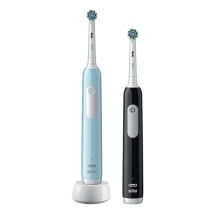 Oral-B Pro 1 PRO1CRSDUO cepillo de dientes eléctrico Adulto Cepillo de dientes rotativo oscilante Negro, Turquesa, Blanco - Nuevo