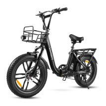 Vélo électrique SAMEBIKE C05 Pro 20 Fat Tire Step-Through E-Bike pour femme Moteur 500W Batterie 36V 13Ah
