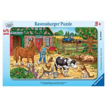 Puzzle de 15 piezas - La vida en una granja para niños a partir de 3 años - Nuevo