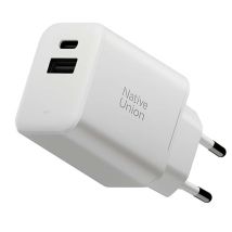 Caricatore da parete a doppia porta USB-C / USB-A GaN Power Delivery 45W - Nuovo