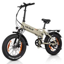 Bici elettrica pieghevole VARUN S20-1 da 20 pollici con pneumatici fat e batteria da 48 V e 13 Ah - Nuovo