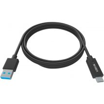 Vision TC 1MUSBCA/BL câble USB USB 3.2 Gen 1 (3.1 Gen 1) 1 m USB A USB C Noir