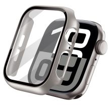imoshion Coque rigide à couverture complète pour Apple Watch 10 / 11 - 46 mm - Titanium