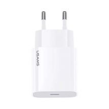 Usams Cargador compacto ultrarrápido USB-C Powery Delivery 3.0 20W Blanco - Nuevo