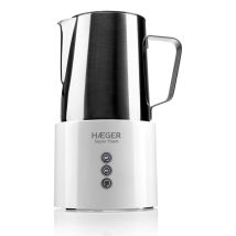 Haeger Super Foam Mousseur/Scaldalatte automatico Bianco, Acciaio inossidabile - Nuovo