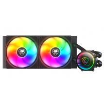 COUGAR Gaming Poseidon Elite ARGB 240 PC Case All-in-One Liquid Cooler Nero 1 pc - Nuovo