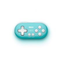 8Bitdo Zero 2 Turquesa Bluetooth Gamepad Digital Android, MAC, Nintendo Switch, Nintendo Switch Lite, PC - Nuevo