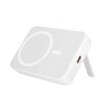 Bwoo Powerbank MagSafe 10000mAh USB-C 20W soporte plegable Blanco - Nuevo