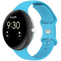imoshion Bracelet en silicone? pour Google Pixel Watch 3 / 4 (45 mm) - Taille L - Bleu