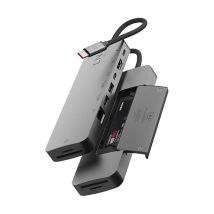 Hub USB-C 10Gbps Multiport 9-in-1 con HDMI / Ethernet / SSD / Schede SD - Nuovo