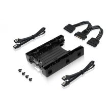 Icy Dock MB290SP-1B Obturateur de baie de lecteur Plateau de stockage de disques Noir
