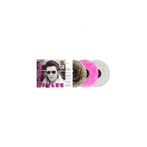 Vinile effetto nuvola rosa neon, bianco e nero di Elvis Styles - Nuovo