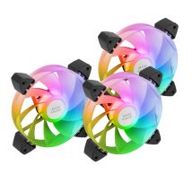 Mars Gaming MF3AR système de refroidissement d'ordinateur Boitier PC Ventilateur 12 cm Noir 3 pièce(s)