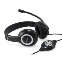 Equip 245301 auricular y casco Auriculares Alámbrico Diadema Llamadas/Música USB tipo A Negro - Nuevo